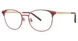 Vera Wang Eyeglasses VA56 Burgundy/BU