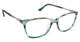 Superflex Eyeglasses SF-613 TEAL ANTHRACITE/S404