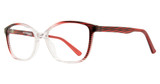 Affordable Designs Eyeglasses Elyce Burgundy