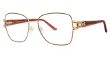 Sophia Loren Eyeglasses SL Beau Rivage 93 COGNAC/168