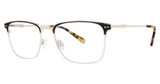 Randy Jackson Eyeglasses Randy Jackson 1124 BLACK/GOLD/235