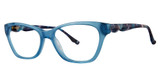 Daisy Fuentes Eyeglasses Daisy Fuentes Wanda TEAL/249