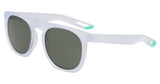 Nike Eyeglasses NIKE FLATSPOT XXII DV2258 MATTE PURE PLATINUM / GREEN/013