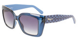 Ferragamo Eyeglasses SF1042S TRANSPARENT BLUE/432
