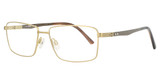 Gridiron Eyeglasses TANGO Brushed Gold/C3
