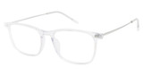 TLG Eyeglasses NU061 CRYSTAL /SILVER/C01