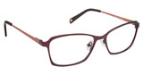 Classique Eyewear Eyeglasses SEC201 EGGPLANT ROSE/3