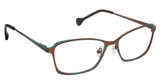 Classique Eyewear Eyeglasses BELONG COCOA/AZURE/C2