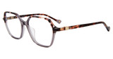 Yalea Eyeglasses VYA021V Grey Crystal 0AN6
