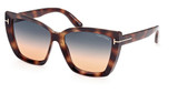 Tom Ford FT0920 blonde havana / gradient green/53P