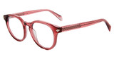 Police Eyeglasses VPLF30 Burgundy 01CK