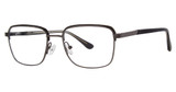 G.V. Executive Eyeglasses GVX584 gunmetal/black