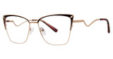 Modern Art Eyeglasses A621 brown