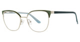 Genevieve Boutique Eyeglasses FAITHFUL sage/gunmetal