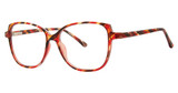 Modern Plastics II Eyeglasses FOUND red demi