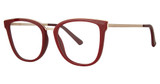 Modern Times Eyeglasses INCLUDE ruby red/gold