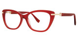 Genevieve Paris Design Eyeglasses KNOWING ruby/ gold