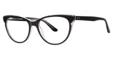 Genevieve Paris Design Eyeglasses MODEST black/crystal