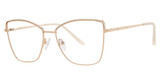 Genevieve Boutique Eyeglasses MARVELOUS ivory/gold
