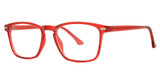 Modern Plastics I Eyeglasses QUAINT red