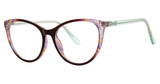 Modern Plastics II Eyeglasses RATIONAL brown/purple/mint