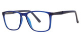 Modern Times Eyeglasses REVERSAL matte navy/grey
