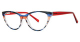 Modern Times Eyeglasses SCENIC cherry stripe