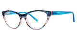 Modern Times Eyeglasses SCENIC blue ice stripe