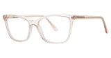 Genevieve Paris Design Eyeglasses THANKFUL blush crystal