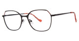 Genevieve Boutique Eyeglasses Visible black/red