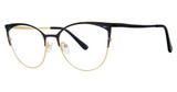 Modern Art Eyeglasses A623 matte black/gold