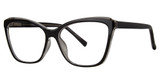 Modern Plastics II Eyeglasses DAVINA black/crystal