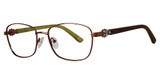Konishi Eyeglasses KONISHI KF8587 Bronze/C2