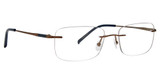 Totally Rimless Eyeglasses Bandwidth(350) Brown/BRN