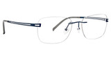 Totally Rimless Eyeglasses Moonglade(351) Blue/BLU