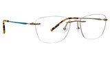 Totally Rimless Eyeglasses Meraki(355) Light Silver/LTS