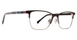 Vera Bradley Eyeglasses VB Palmer Citrus Paisley/CIP