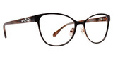 Badgley Mischka Eyeglasses Georgina Black/BLK