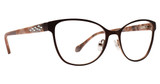Badgley Mischka Eyeglasses Georgina Toffee/TOF