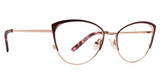 XOXO Eyeglasses Pristina Burgundy/BRG