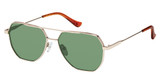 Denon Eyewear Eyeglasses TRISTAN Shiny Gold_GREEN