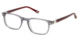 Kliik:denmark Eyeglasses K-722 GREY BURGUNDY/S303