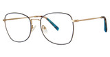 Elan Collection Eyeglasses 3436 Navy