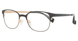 Interface Eyeglasses IFK2036 MATT BLACK/ PINK GOLD/C2