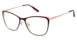 Ann Taylor Eyeglasses ATP711 MATTE PLUM/C02