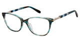Ann Taylor Eyeglasses AT344 VERDIGREEN HORN/C03