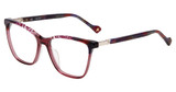 Yalea Eyeglasses VYA049V Purple 0W48