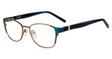 Jones New York Eyeglasses VJOP154 Teal