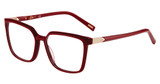 Police Eyeglasses VPLF27 Burgundy 08LA