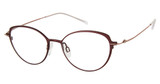 Titanium Eyeglasses CH 16716 Wine/WI